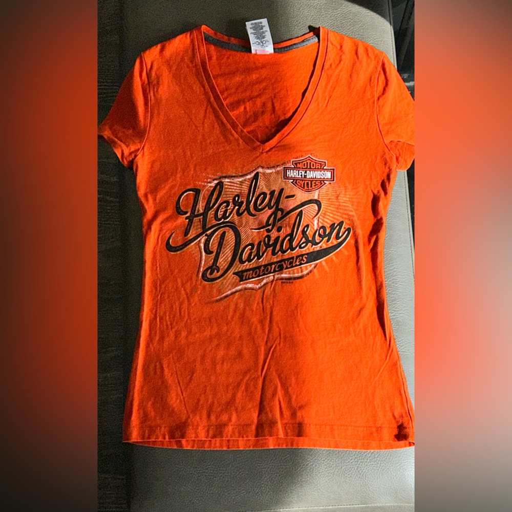 🔥🔥WOMENS HARLEY DAVIDSON V-NECK TEE🔥🔥